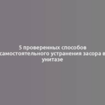 5 проверенных способов самостоятельного устранения засора в унитазе