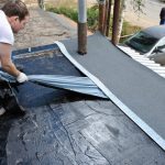 Как отремонтировать крышу гаража покрытую рубероидом
